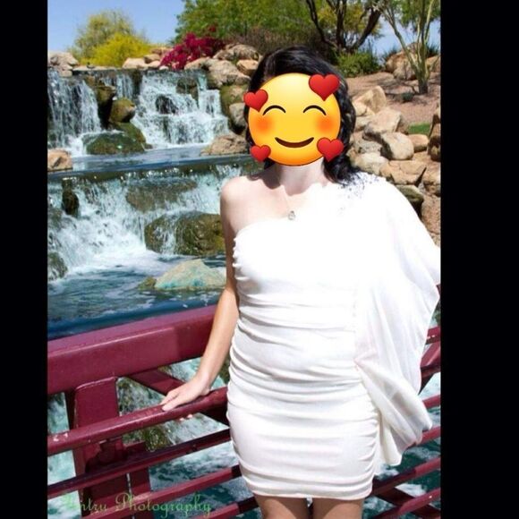 Medium One-Shoulder Gown - Picture 1 of 5